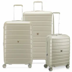Roncato Koffersets Als Hartgepäck|Koffersets 3-Teilig<Relife 4 Rollen Kofferset 3-teilig mit Dehnfalte sand