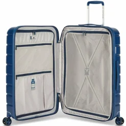 Roncato Hartgepäck|4-Rollen Koffer<Relife 4 Rollen Trolley 73 cm mit Dehnfalte blau