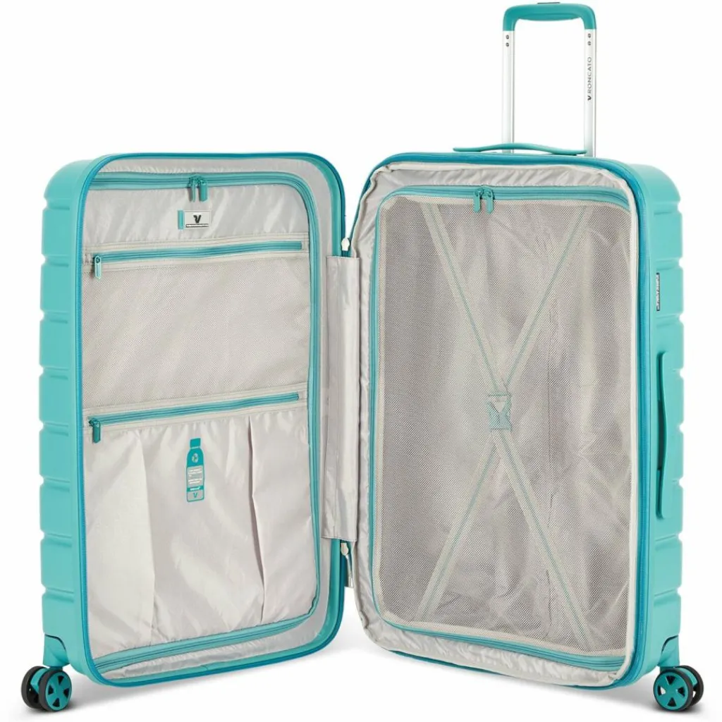 Roncato 4-Rollen Koffer|Hartgepäck<Relife 4 Rollen Trolley 73 cm mit Dehnfalte salbei