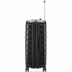 Roncato Relife 4 Rollen Trolley 78 cm mit Dehnfalte schwarz