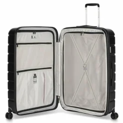 Roncato Relife 4 Rollen Trolley 78 cm mit Dehnfalte schwarz