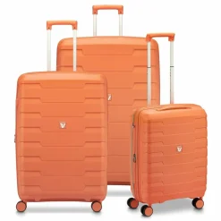 Roncato Koffersets Als Hartgepäck|Koffersets 3-Teilig<Skyline 2.0 4 Rollen Kofferset 3-teilig mit Dehnfalte mango