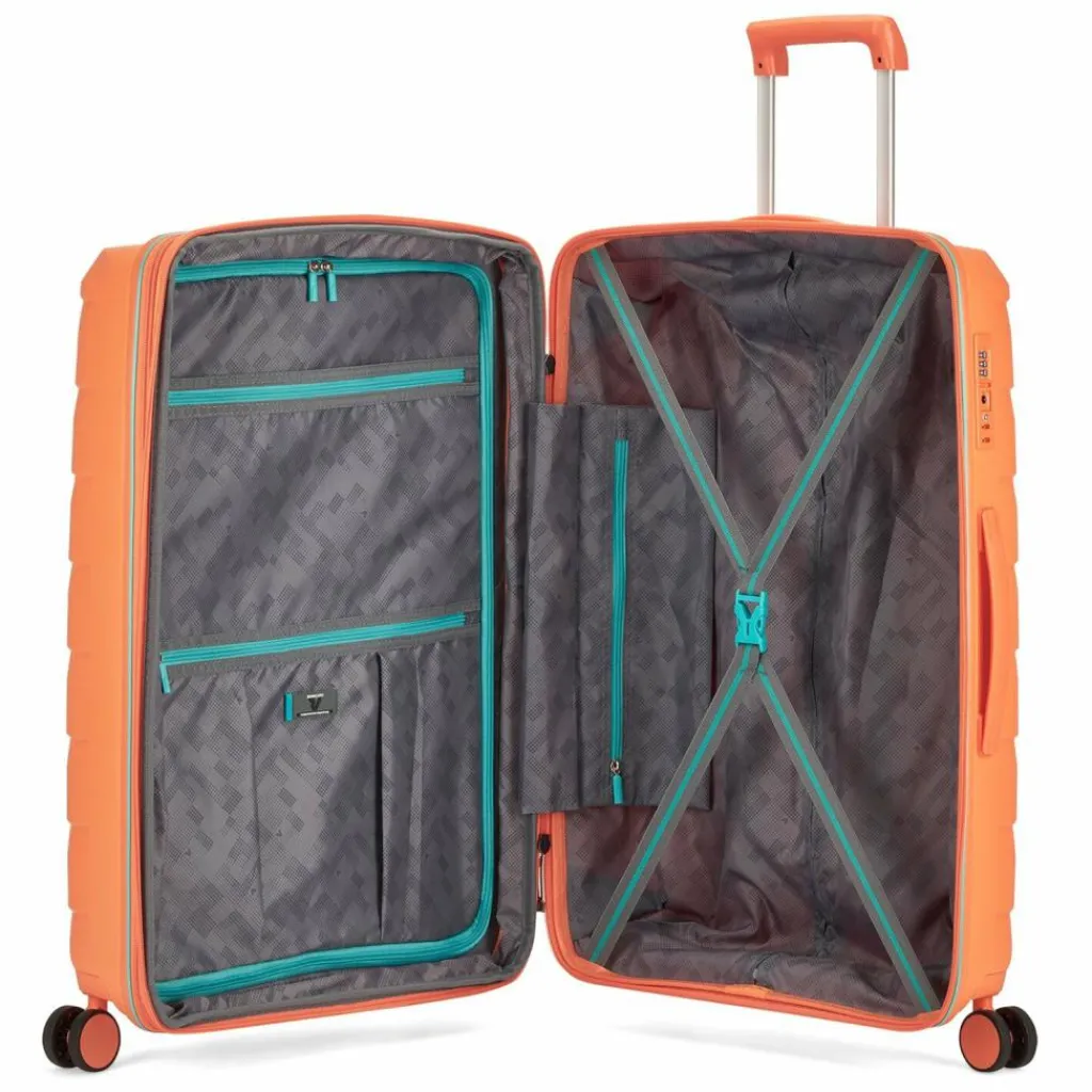 Roncato Koffersets Als Hartgepäck|Koffersets 3-Teilig<Skyline 2.0 4 Rollen Kofferset 3-teilig mit Dehnfalte mango