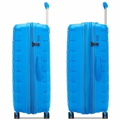 Roncato 4-Rollen Koffer|Hartgepäck<Skyline 2.0 4 Rollen Trolley 79 cm mit Dehnfalte himmelblau