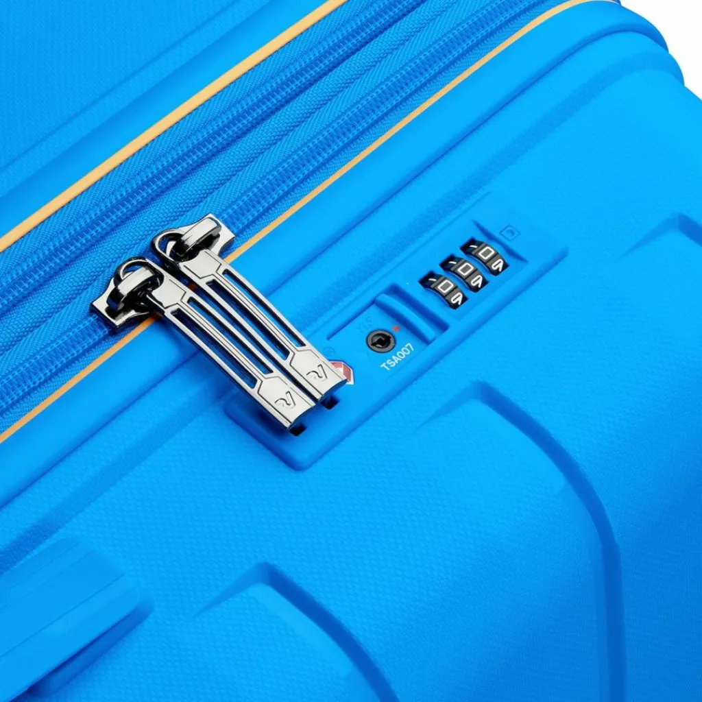 Roncato 4-Rollen Koffer|Hartgepäck<Skyline 2.0 4 Rollen Trolley 79 cm mit Dehnfalte himmelblau