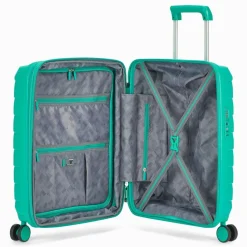 Clearance Roncato Skyline 2.0 4 Rollen Kabinentrolley 55 cm mit Dehnfalte menta