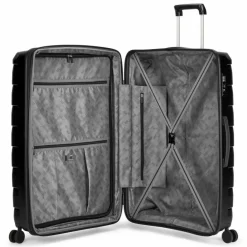 Roncato 4-Rollen Koffer|Hartgepäck<Skyline 2.0 4 Rollen Trolley 79 cm mit Dehnfalte nero