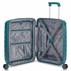 Roncato Hartgepäck Kabinengepäck|4-Rollen Kabinentrolleys<Skyline 2.0 4 Rollen Kabinentrolley 55 cm mit Dehnfalte verde bottiglia