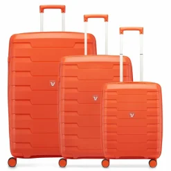 Roncato Koffersets Als Hartgepäck|Koffersets 3-Teilig<Skyline 2.0 4 Rollen Kofferset 3-teilig mit Dehnfalte arancio