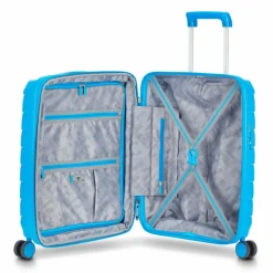 New Roncato Skyline 2.0 4 Rollen Kabinentrolley 55 cm mit Dehnfalte bluette