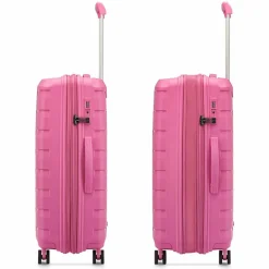 Hot Roncato Skyline 2.0 4 Rollen Kofferset 3-teilig mit Dehnfalte cyber pink