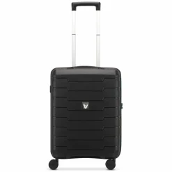 Best Roncato Skyline 2.0 Neon 4 Rollen Kabinentrolley 55 cm schwarz