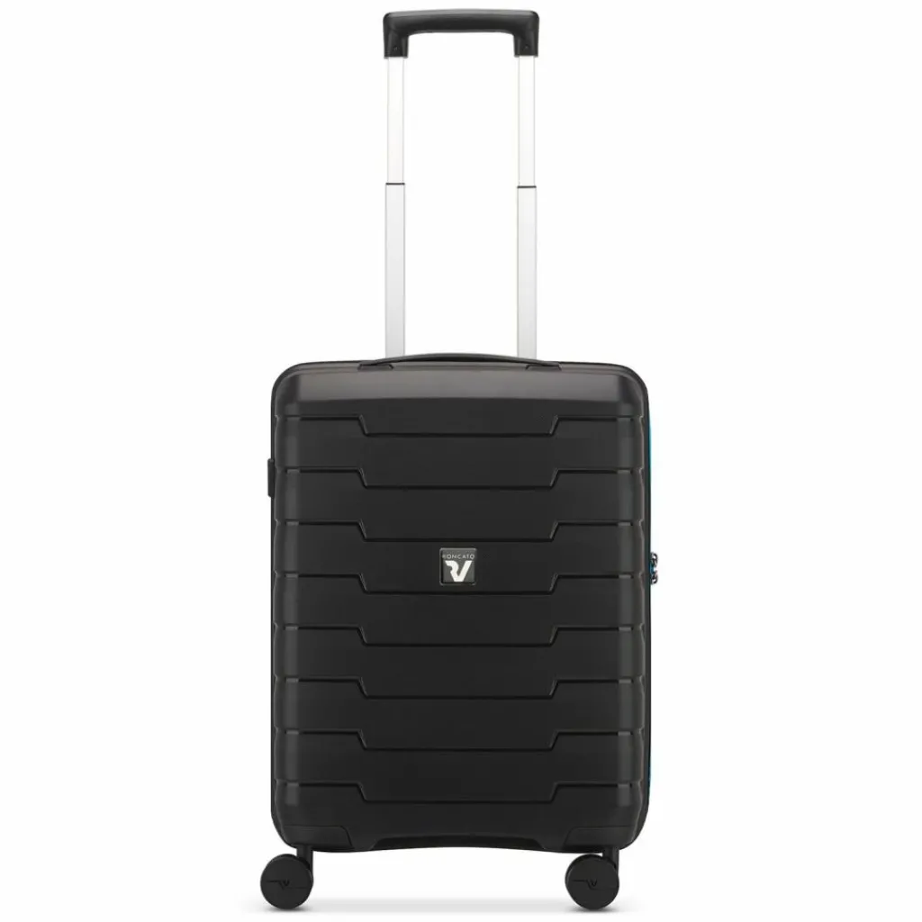 Best Roncato Skyline 2.0 Neon 4 Rollen Kabinentrolley 55 cm schwarz