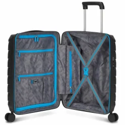 Best Roncato Skyline 2.0 Neon 4 Rollen Kabinentrolley 55 cm schwarz