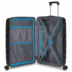 Roncato 4-Rollen Koffer|Hartgepäck<Skyline 2.0 Neon 4 Rollen Trolley 70 cm schwarz