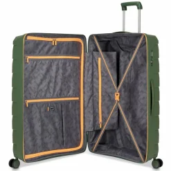 New Roncato Skyline 2.0 Neon 4 Rollen Trolley 79 cm militärisch