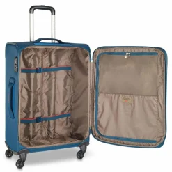 Roncato Koffersets Als Weichgepäck|Koffersets 3-Teilig<Speed 4 Rollen Kofferset 3-teilig mit Dehnfalte blau