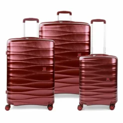 Hot Roncato Stellar 4 Rollen Kofferset 3-teilig mit Dehnfalte rosso