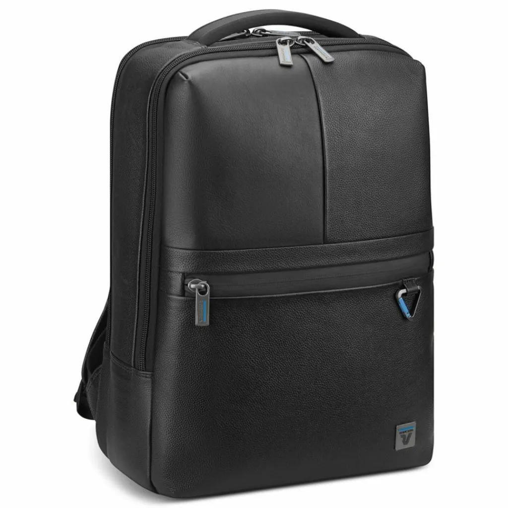 Roncato Lederrucksäcke|Daypacks<Trial Daypack Leder 42 cm Laptopfach black