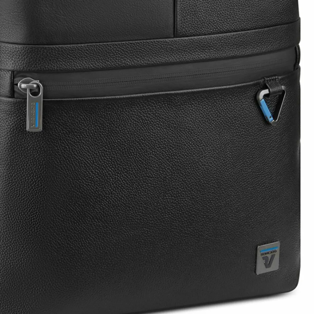 Roncato Lederrucksäcke|Daypacks<Trial Daypack Leder 42 cm Laptopfach black
