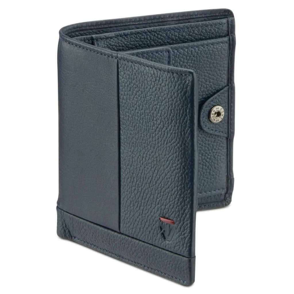 Best Roncato Trial DLX Geldbörse RFID Schutz Leder 9 cm navy