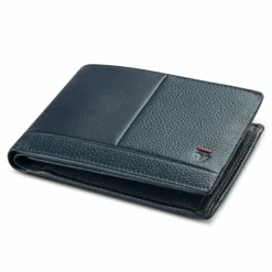 Sale Roncato Trial DLX Geldbörse RFID Schutz Leder 9.5 cm navy
