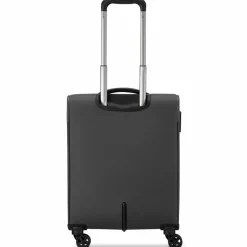 Roncato Weichgepäck Kabinengepäck|4-Rollen Kabinentrolleys<Twin 4 Rollen Kabinentrolley S 55 cm mit Dehnfalte nero