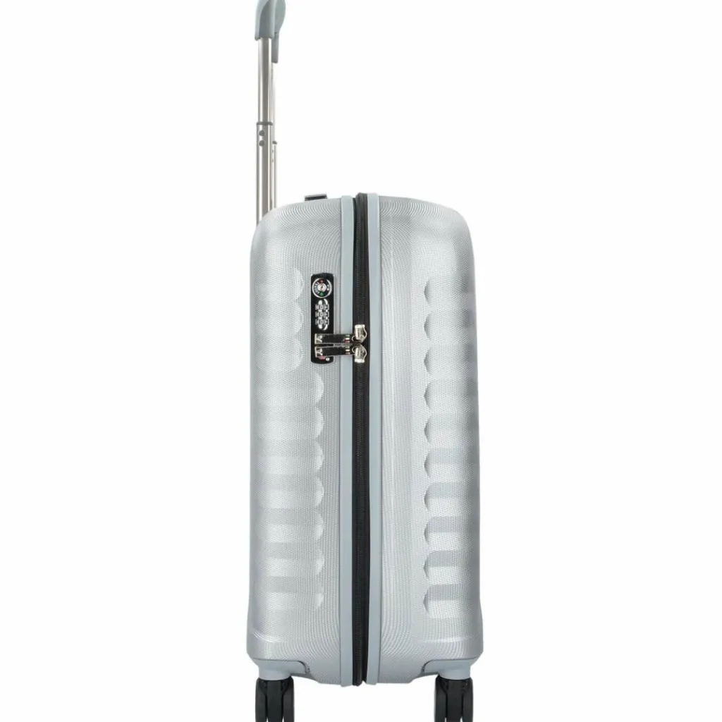 Roncato Uno Premium 2.0 4 Rollen Kabinentrolley 55 cm silver colored