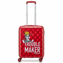 Roncato Hartgepäck Kabinengepäck|4-Rollen Kabinentrolleys<Warner Bros 4 Rollen Kabinentrolley 55 cm rosso