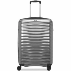 Roncato 4-Rollen Koffer|Hartgepäck<Wave 4 Rollen Trolley 65 cm mit Dehnfalte champagne