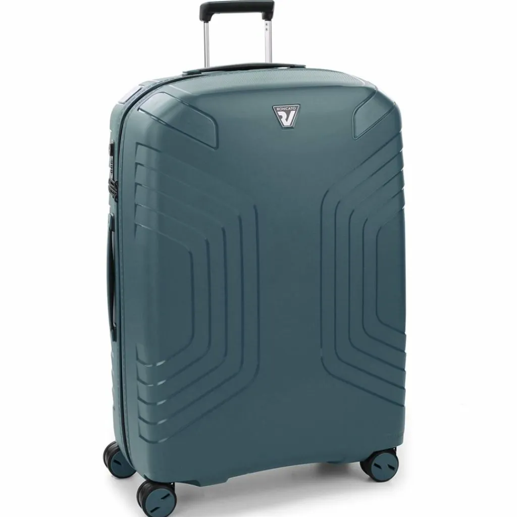 Roncato Hartgepäck|4-Rollen Koffer<Ypsilon 4.0 4 Rollen Trolley 78 cm mit Dehnfalte verde bottiglia