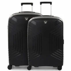 Roncato Koffersets Als Hartgepäck|Koffersets 2-Teilig<Ypsilon 4 Rollen Kofferset 2-teilig mit Dehnfalte schwarz