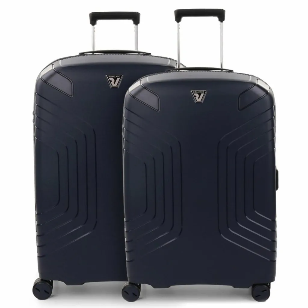 Roncato Koffersets Als Hartgepäck|Koffersets 2-Teilig<Ypsilon 4 Rollen Kofferset 2-teilig mit Dehnfalte blau