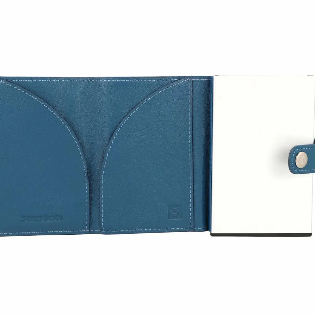 Samsonite Visitenkartenetuis<Alu Fit Kreditkartenetui RFID Leder 6,5 cm blue