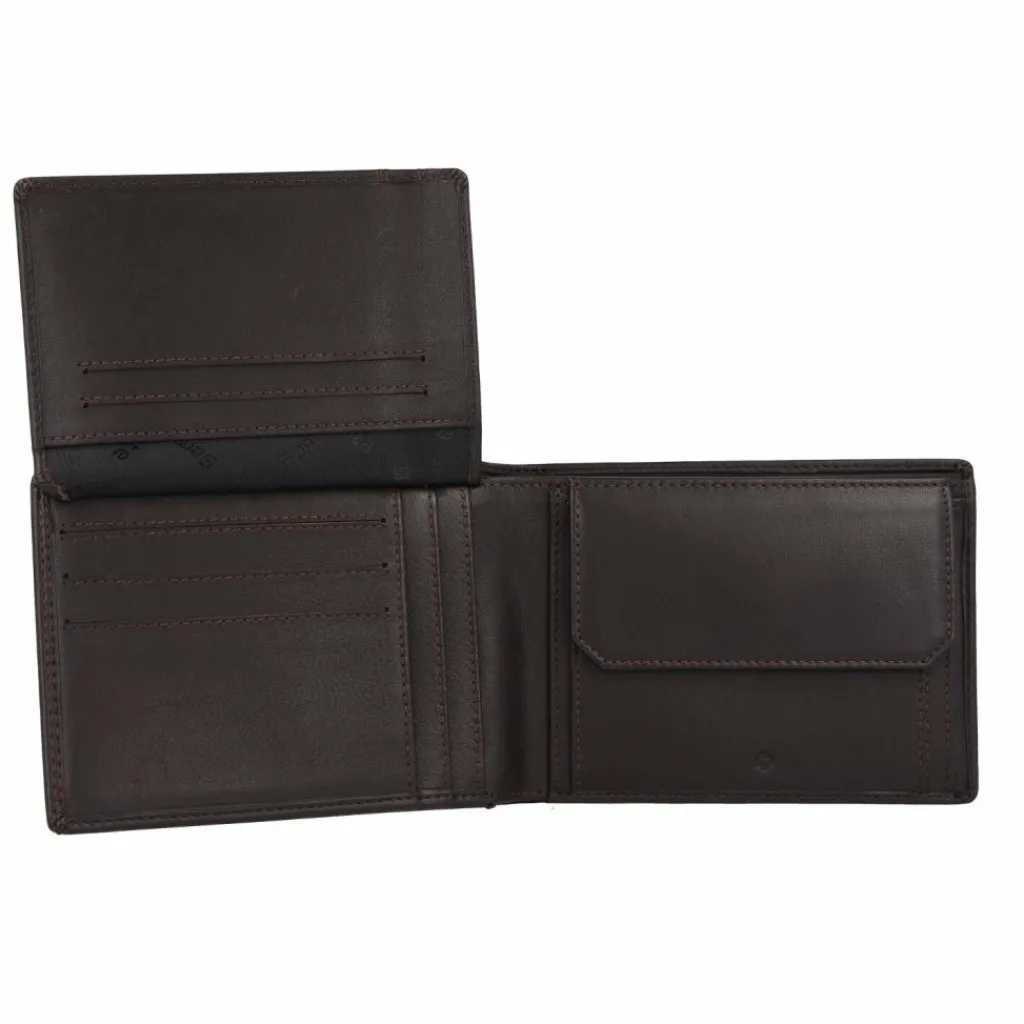 Hot Samsonite Attack 2 Geldbörse RFID Leder 13 cm ebony brown