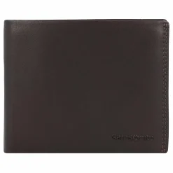 Clearance Samsonite Attack 2 Geldbörse RFID Leder 12 cm ebony brown