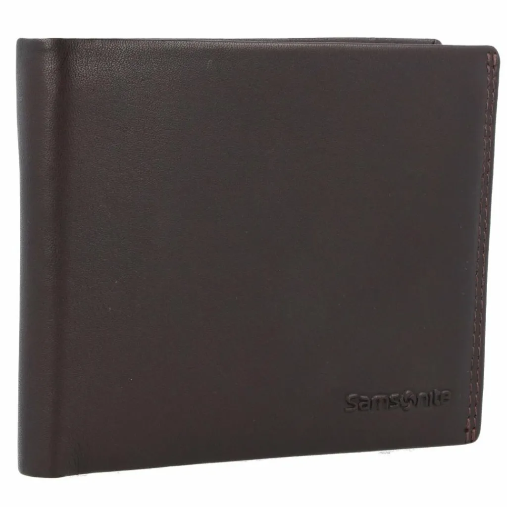 Clearance Samsonite Attack 2 Geldbörse RFID Leder 12 cm ebony brown