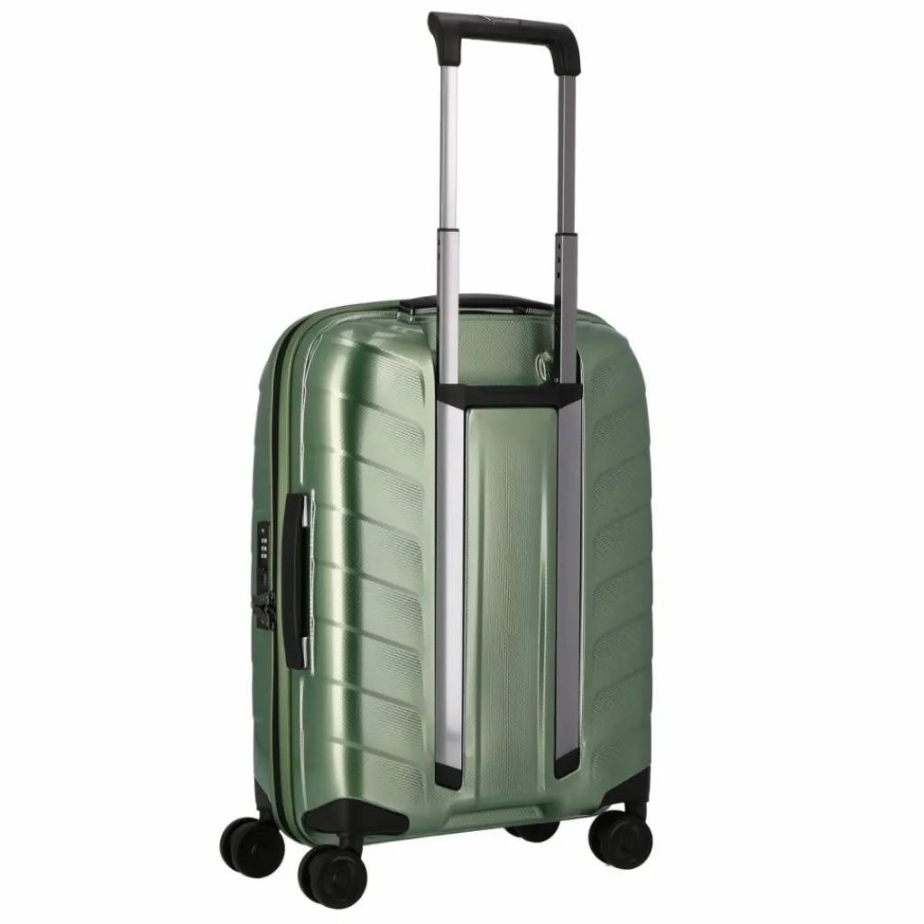 Samsonite Hartgepäck Kabinengepäck|4-Rollen Kabinentrolleys<Attrix 4 Rollen Kabinentrolley 55 cm mit Dehnfalte basil green