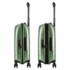 Samsonite Hartgepäck Kabinengepäck|4-Rollen Kabinentrolleys<Attrix 4 Rollen Kabinentrolley 55 cm mit Dehnfalte basil green