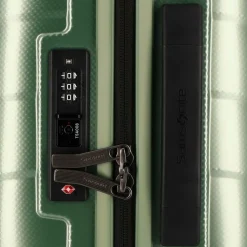 Samsonite Hartgepäck Kabinengepäck|4-Rollen Kabinentrolleys<Attrix 4 Rollen Kabinentrolley 55 cm mit Dehnfalte basil green