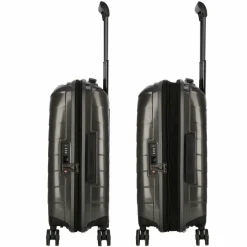 Samsonite Hartgepäck Kabinengepäck|4-Rollen Kabinentrolleys<Attrix 4 Rollen Kabinentrolley 55 cm mit Dehnfalte anthracite