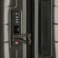 Samsonite Hartgepäck Kabinengepäck|4-Rollen Kabinentrolleys<Attrix 4 Rollen Kabinentrolley 55 cm mit Dehnfalte anthracite