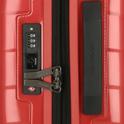 Online Samsonite Attrix 4 Rollen Kabinentrolley 55 cm mit Dehnfalte red