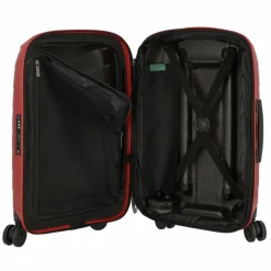 Online Samsonite Attrix 4 Rollen Kabinentrolley 55 cm mit Dehnfalte red