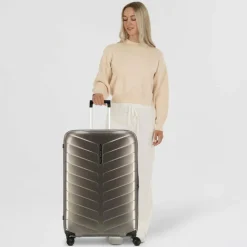 Discount Samsonite Attrix 4 Rollen Trolley 81 cm dune