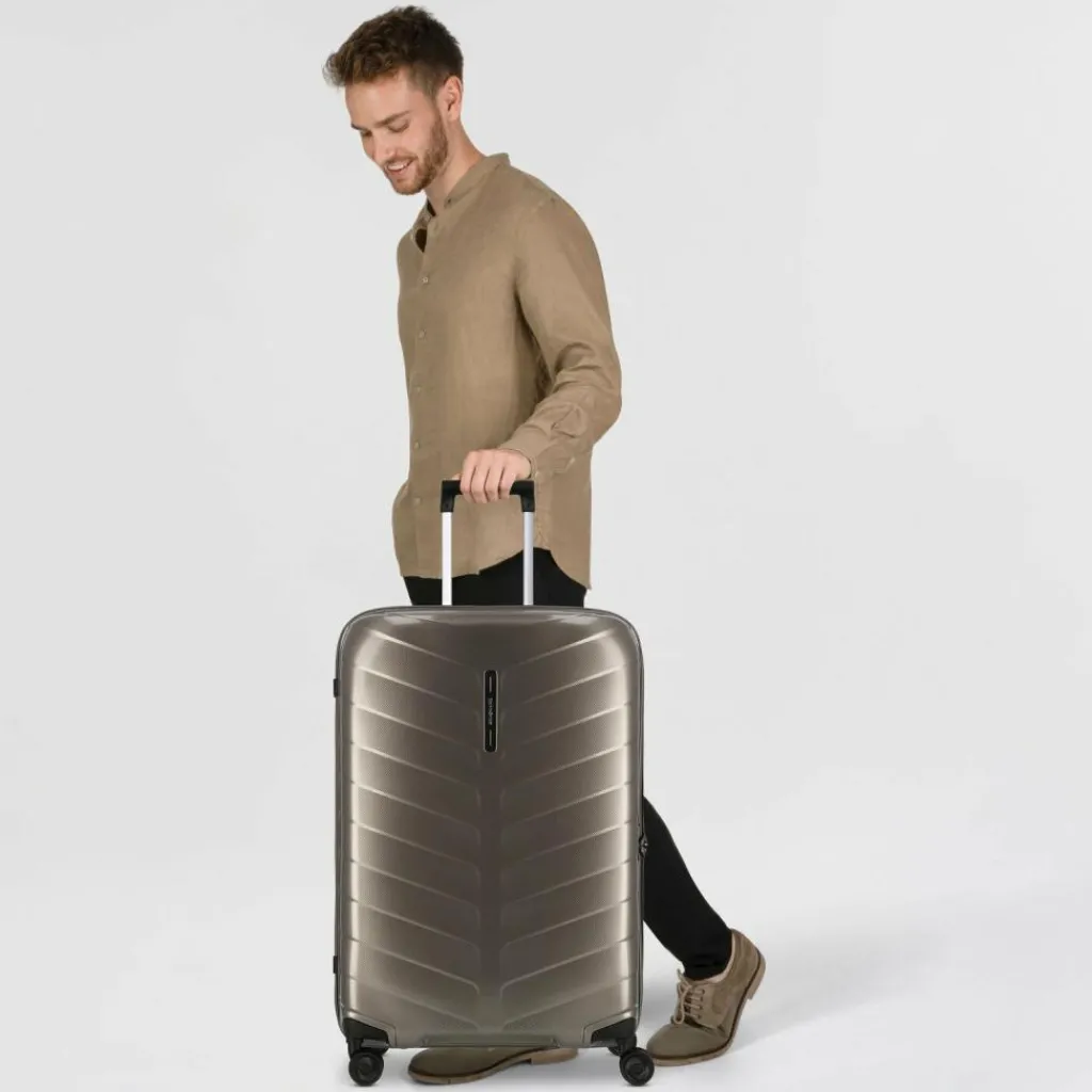 Clearance Samsonite Attrix 4 Rollen Trolley 75 cm dune