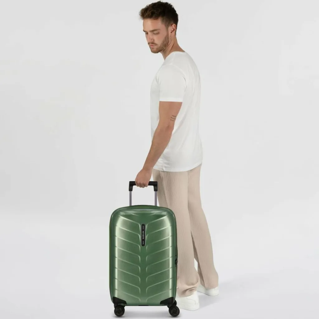 Online Samsonite Attrix 4 Rollen Kabinentrolley 55 cm mit Dehnfalte basil green