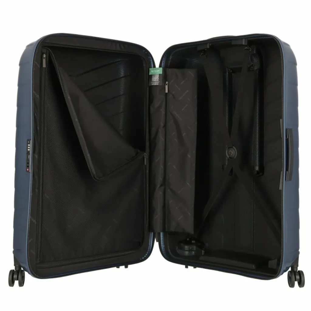 Samsonite Hartgepäck|4-Rollen Koffer<Attrix 4 Rollen Trolley 81 cm steel blue