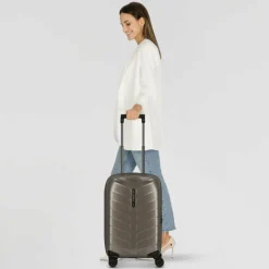 Samsonite 4-Rollen Kabinentrolleys|Hartgepäck<Attrix 4 Rollen Kabinentrolley 55 cm mit Dehnfalte dune