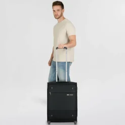 Samsonite Weichgepäck Kabinengepäck|2-Rollen Kabinentrolleys<Base Boost 2-Rollen Kabinentrolley 55 cm black